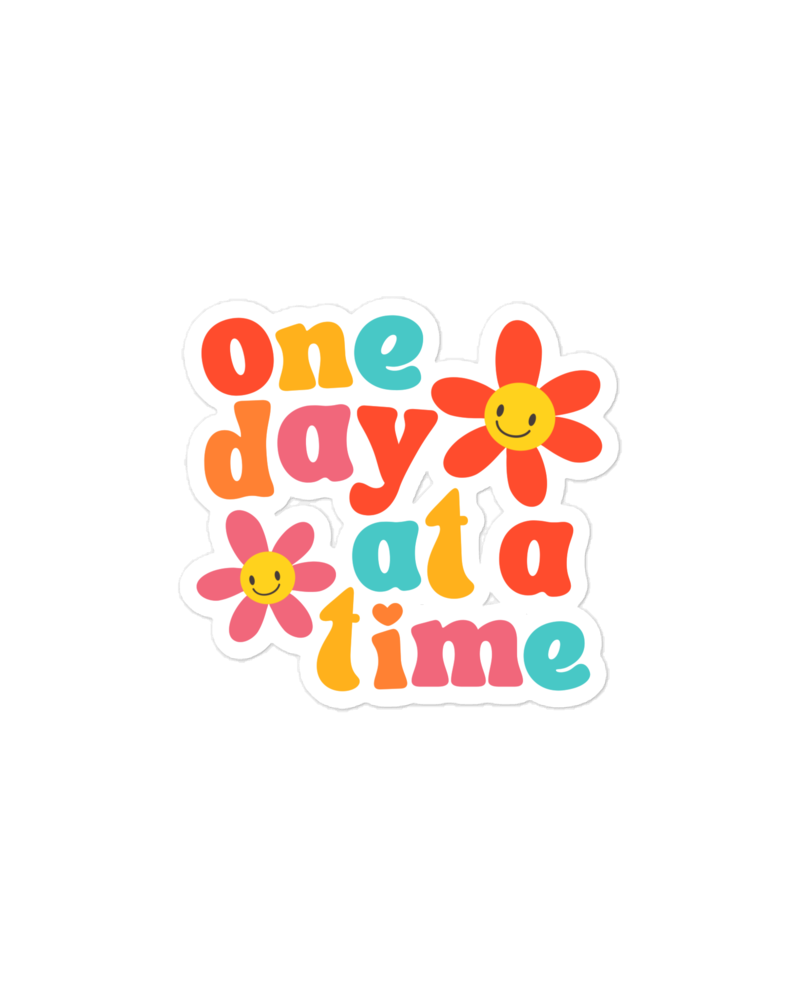 One Day Retro Sticker