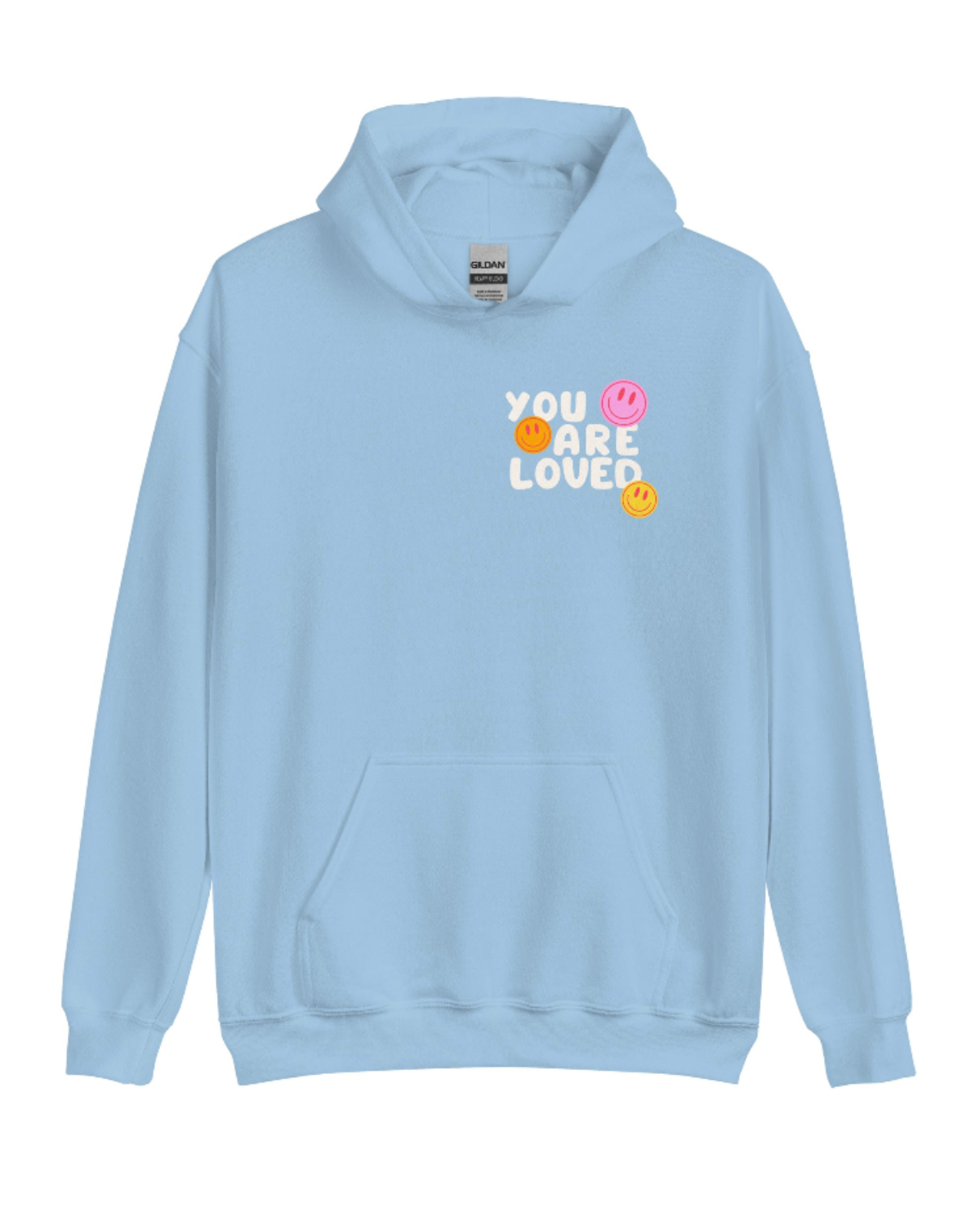 You Are Loved Smiley Hoodie