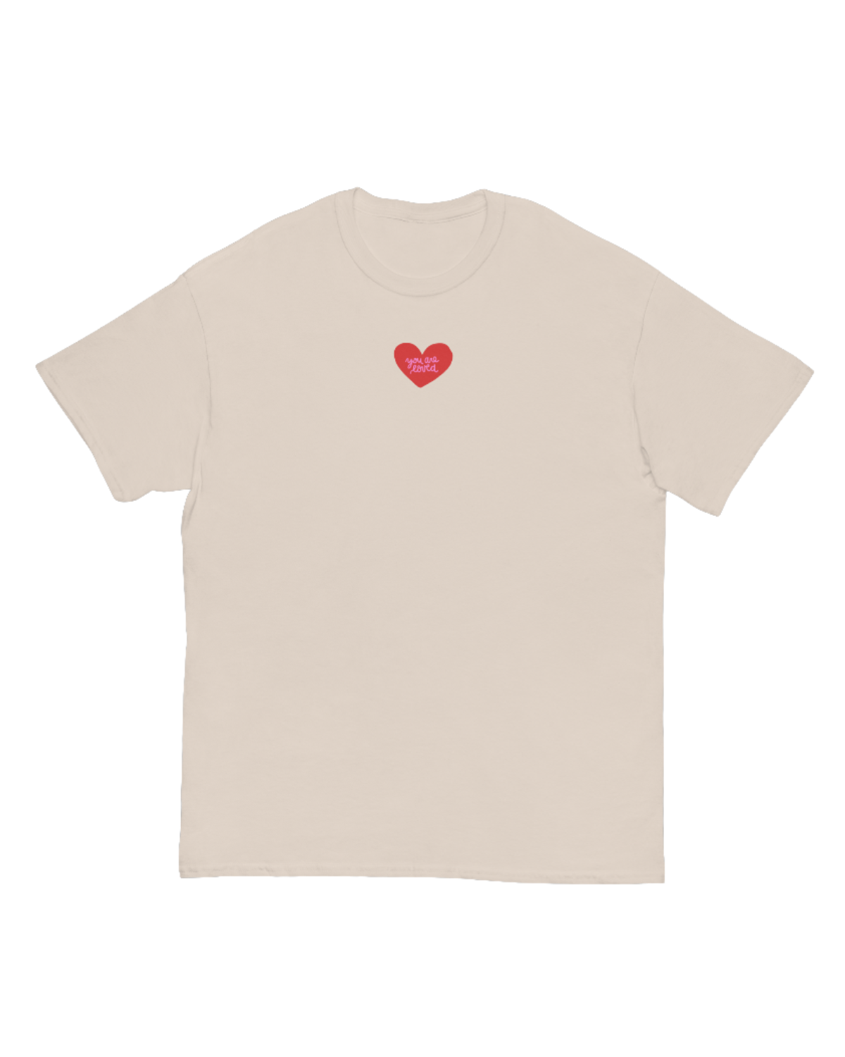 YOU ARE LOVED Heart Tee
