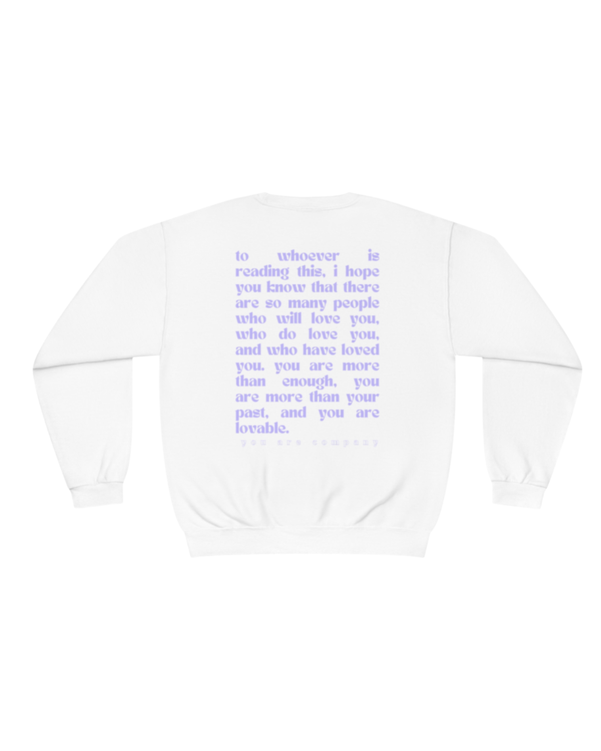 I HOPE YOU KNOW Crewneck | Violet