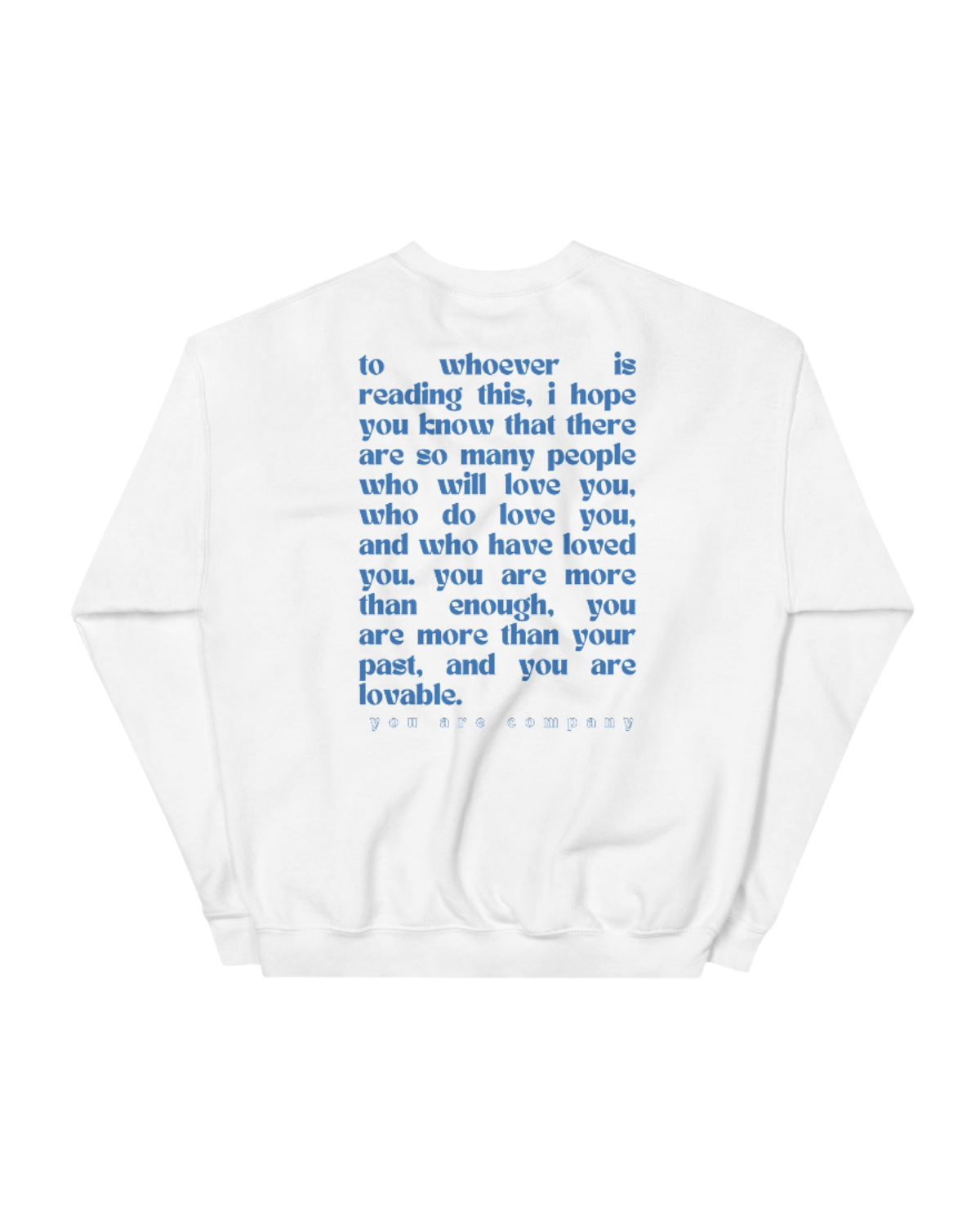 I HOPE YOU KNOW Crewneck | Indigo