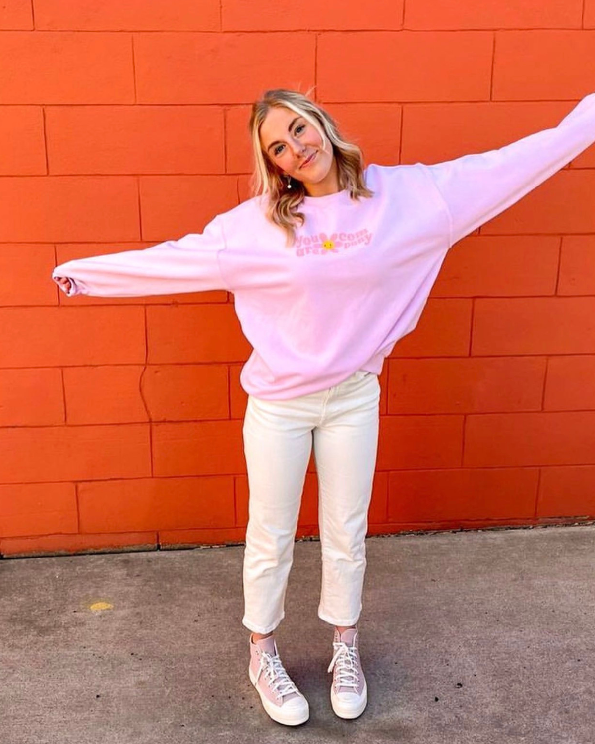One Day Crewneck | Bubblegum