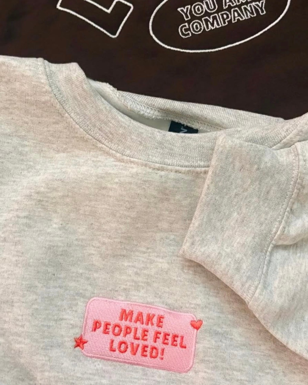 MPFL! Embroidered Crewneck | Gray
