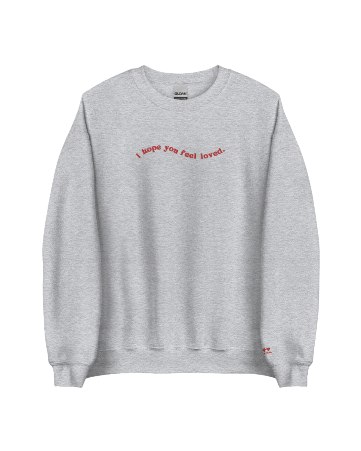 Valentine's Day Embroidered Crewneck